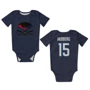 Anders Hedberg Winnipeg Jets  Infant & Newborn Bodysuit  - Navy