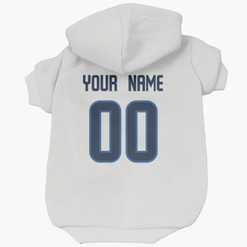 Custom Winnipeg Jets   Dog & Cat Pet Hoodie - White