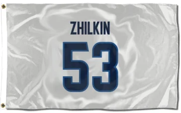 Danny Zhilkin Winnipeg Jets  Flag (3 X 5) - White