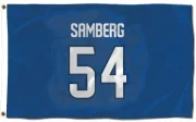 Dylan Samberg Winnipeg Jets  Flag (3 X 5) - Blue