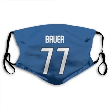 Tyrel Bauer Winnipeg Jets  Face Mask - Blue