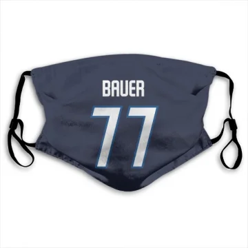 Tyrel Bauer Winnipeg Jets  Face Mask - Navy
